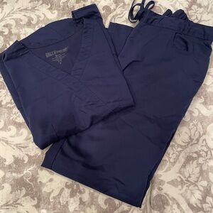 Women’s Grey’s Anatomy Scrub Set Medium Navy